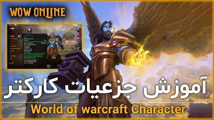 آموزش تمام جزئیات کاراکتر در بازی ورلد اف وارکرفت