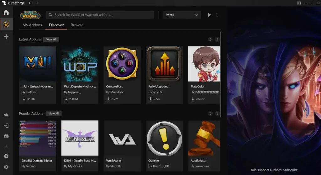 CurseForge چیست و چرا به گیمرها کمک میکند؟ 7 آموزش استفاده از CurseForge DISCOVER