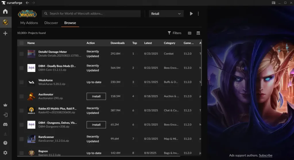 CurseForge چیست و چرا به گیمرها کمک میکند؟ 9 آموزش استفاده از CurseForge Browse