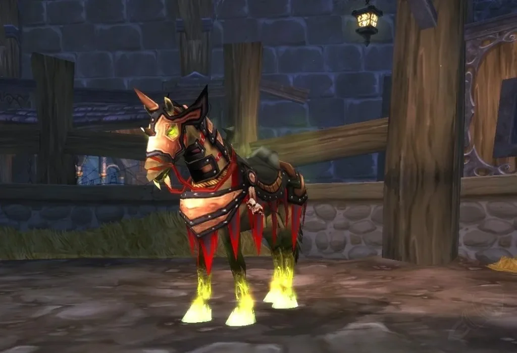 راهنمای مونتهای پرستیژ | راهنمای جامع فارم مونتهای نادر وارکرفت 10 Fiery Warhorses Reins