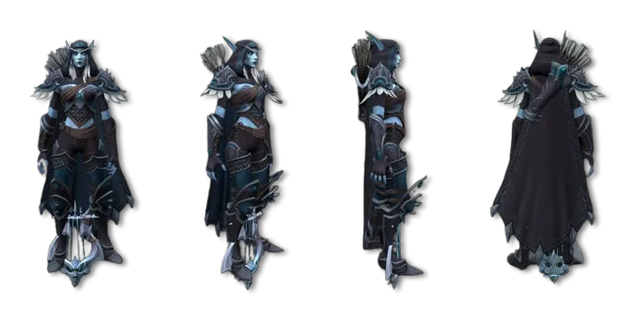 مدلهای جدید شخصیتهای WoW Midnight | بازگشت سیلواناس و الریا تاریک 12 Sylvanas Windrunner