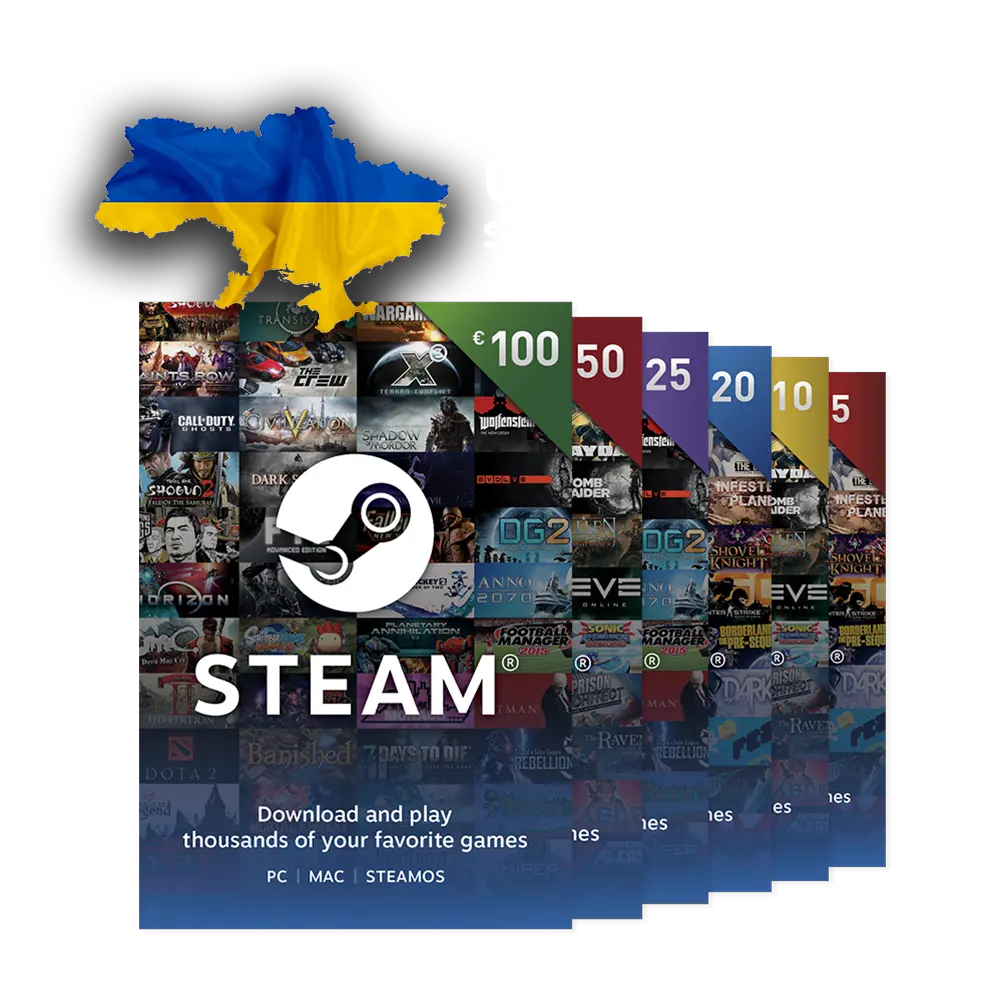 گیفت کارت استیم والت اوکراین
