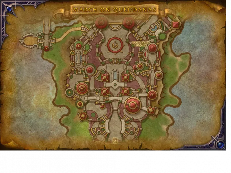 March on Quel'Danas Raid Maps