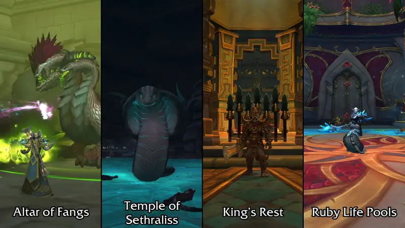 لیست دانجن های Mythic Plus Season 2 در World of Warcraft Midnight